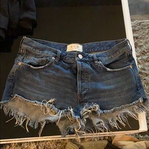 Denim shorts